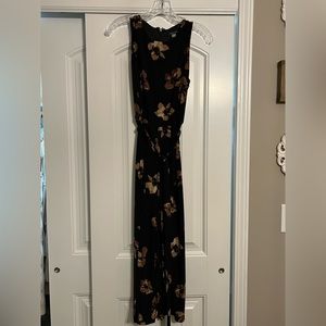 Tommy Hilfiger Black Floral Jumpsuit
